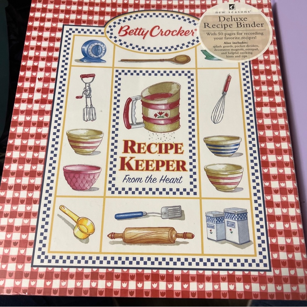 Betty Crocker Recipe Keeper NEW